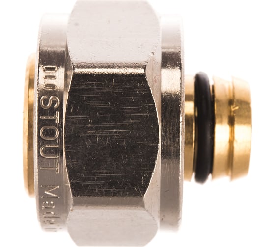 Компрессионный фитинг для труб PEX-AL-PEX STOUT 16х2,0х1/2 SFC-0022-001620 RG008P29KAKFK5