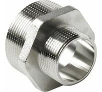 Ниппель PRO AQUA PA латунный, резьбовой, переходной, Н, ШК 1/2x1/4 06-m15-m6xb