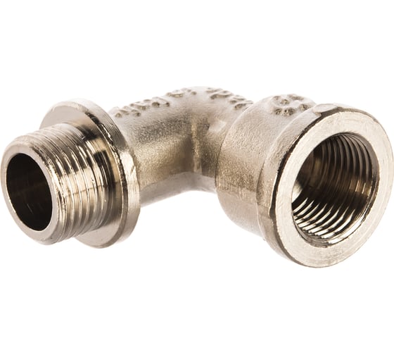 Никелированный угольник с упором STOUT НВ 3/8 SFT-0016-000038 RG008Q0QSSQFP9 1