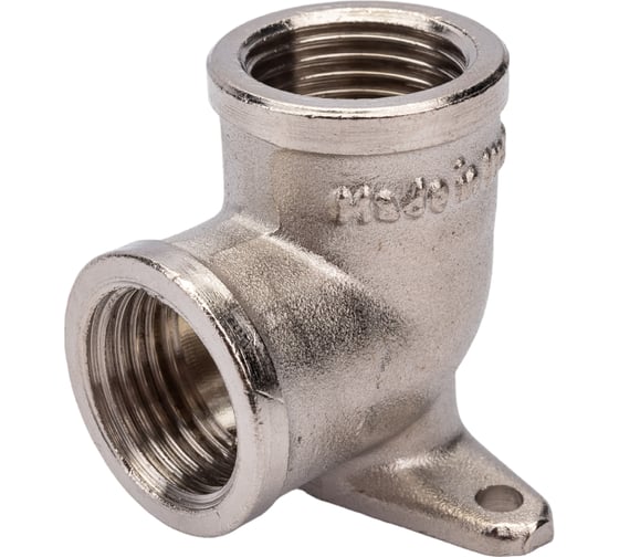Никелированный угольник с креплением STOUT ВР 1/2 SFT-0039-000012 RG008Q0SHRAU78