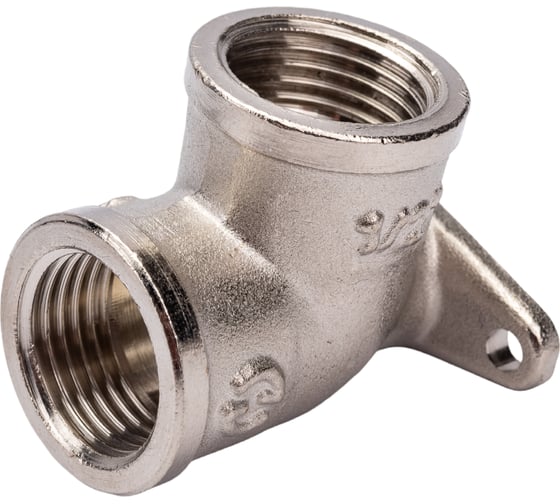Никелированный угольник с креплением STOUT ВР 1/2 SFT-0039-000012 RG008Q0SHRAU78