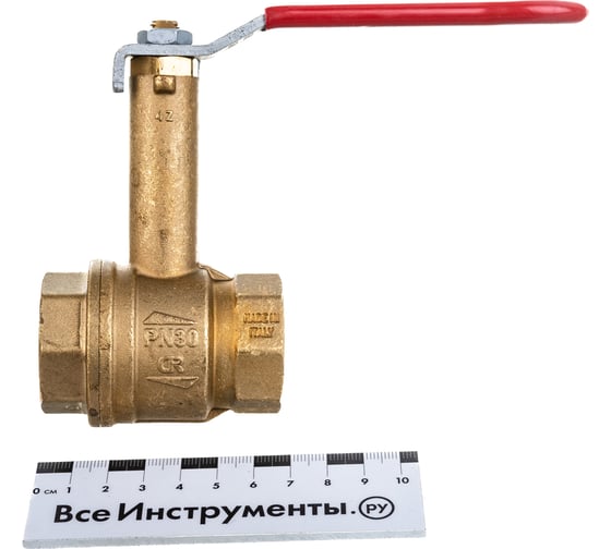 Шаровой кран с удлиненным штоком RUB MILANO 1 DN25 PN30, ВР-ВР, S.96, ручка S96F00