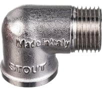 Никелированный угольник STOUT НВ 1/2 RG008Q0QS4J2OM