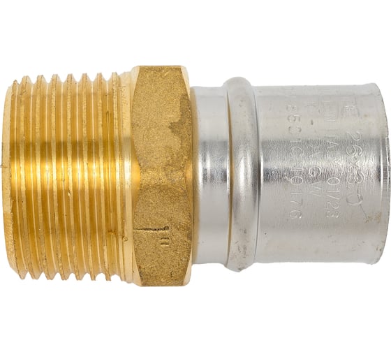 Переходник с наружной резьбой STOUT 1х26 прессовой SFP-0001-000126 RG008S95VRRCCD 1