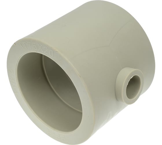 Переходной тройник LAMMIN ppr 75x20x75 24/4 серый Lm31033752075G
