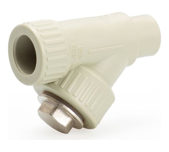 Фильтр LAMMIN ppr ppr 20 нар/вн косой 80/20 серый Lm31090000020G