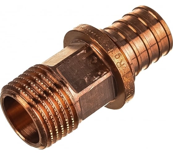 Переходник Rehau RX+ Н, 16, 3/4", бронза 14563121001