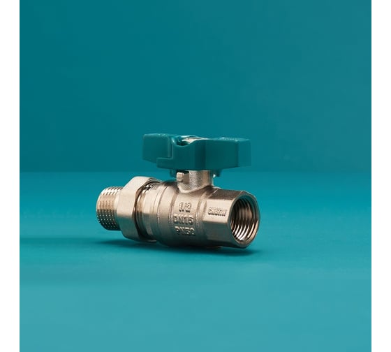 Шаровой кран РМС люкс с полусгоном гшба-15 (1/2")  ГШБА-15-Л