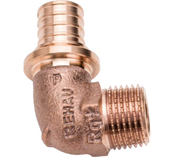 Угольник-переходник Rehau RX+ Н, 20, 1/2", бронза 14563481001
