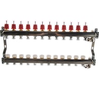 Коллекторный блок для теплого пола 1x3/4EU отв.-12 Gekon GK 72112