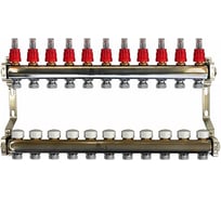 Коллекторный блок для теплого пола 1x3/4EU отв.-11 Gekon GK 74111