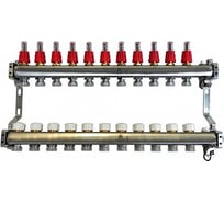 Коллекторный блок для теплого пола 1x3/4EU отв.-11 Gekon GK 72111