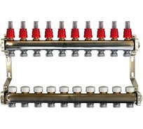 Коллекторный блок для теплого пола 1x3/4EU отв.-10 Gekon GK 74110