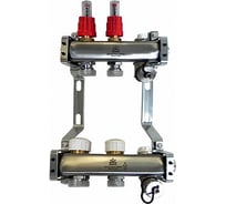 Коллекторный блок для теплого пола 1x3/4EU отв.-2 Gekon GK 72102
