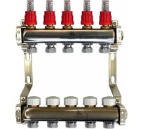 Коллекторный блок для теплого пола 1x3/4EU отв.-5 Gekon GK 74105