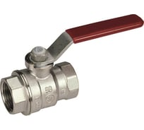 Шаровый кран Gekon хромированный с резьбой 1 1/2", ручка-рычаг GK 550 112