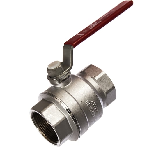 Шаровый кран Gekon хромированный с резьбой 1 1/2", ручка-рычаг GK 550 112