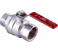 Шаровый кран Gekon хромированный с вн./нар. резьбой 2", ручка-рычаг GK 554L 2
