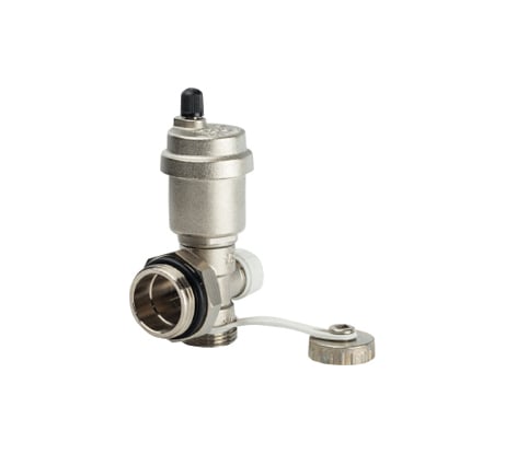 Регулируемый концевой фитинг с дренажным вентилем STOUT SMS-1000010001