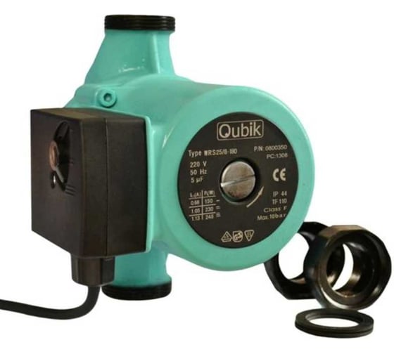 Циркуляционный насос Qubik WRS 25/8 -180мм + гайки 04374 1