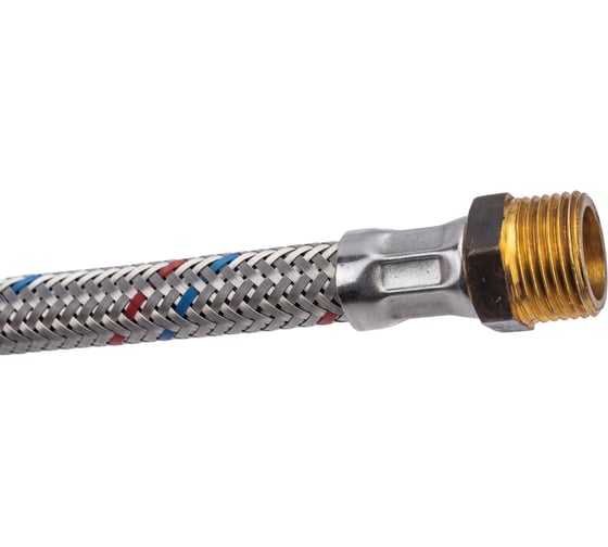 Гибкая подводка для воды НР 3/8" х ВР 1/2", длина 400 мм STOUT RG008P0SIFQ3LU