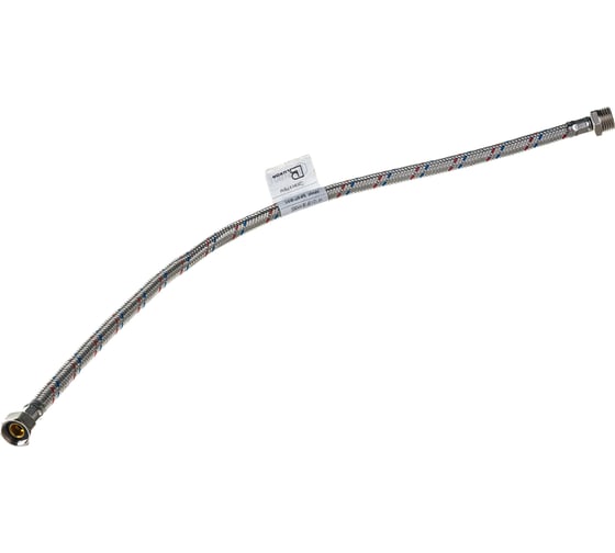 Гибкая подводка для воды НР 1/2" х ВР 3/8", длина 600 мм STOUT RG008P0SIG0LEB