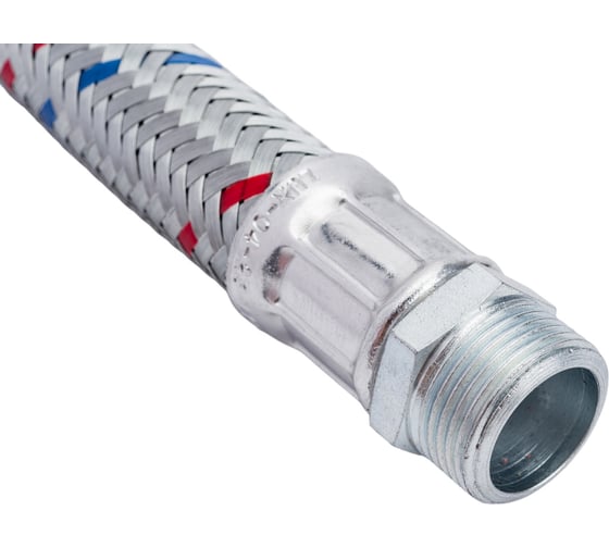 Гибкая подводка для воды НР 3/4" х ВР 3/4", длина 800 мм STOUT RG008S8TK5UVNS