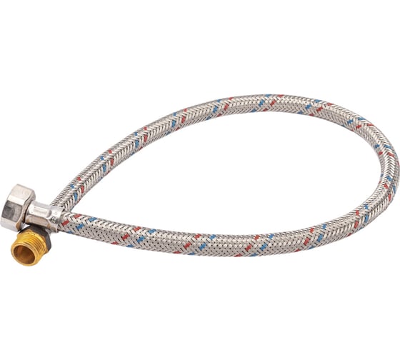 Гибкая подводка для воды НР 3/8" х ВР 1/2", длина 600 мм STOUT RG008P0SIFSGE2