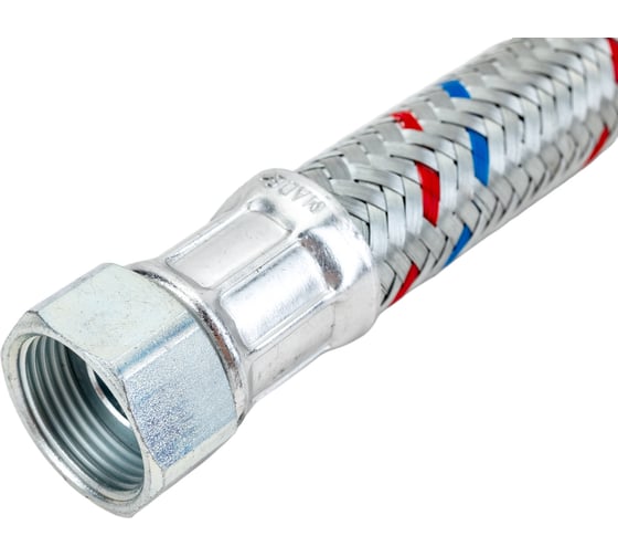 Гибкая подводка для воды ВР 3/4" х ВР 3/4", длина 300 мм STOUT RG008S8TK8T7GO