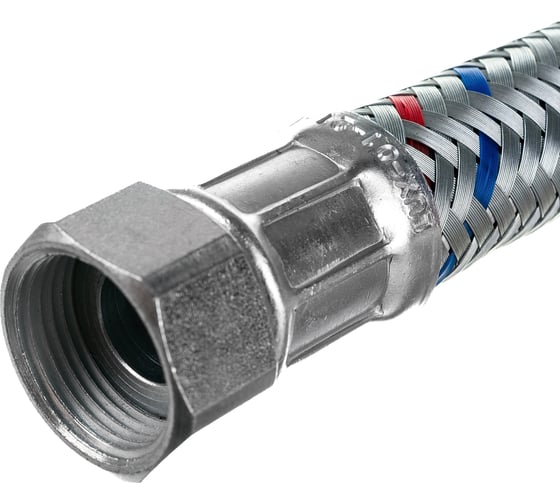 Гибкая подводка для воды ВР 3/4" х ВР 3/4", длина 500 мм STOUT RG008S8TKCCV1G