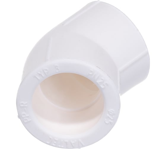 Угольник VALTEC 45 PPR 25мм VTp.759.0.025