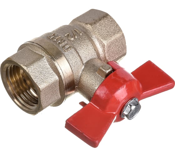 Шаровый кран VALTEC СТАНДАРТ, рукоятка бабочка 1/2, вн.-вн. VT.122.G.04