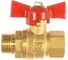 Шаровый кран VALTEC СТАНДАРТ, рукоятка бабочка 1/2, вн.-нар. VT.123.G.04 2