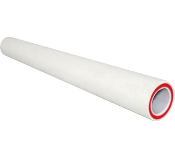 Труба VALTEC PP-FIBER арм. стекл., PN 20, 32мм белый, по 2м VTp.700.FB20.32.02