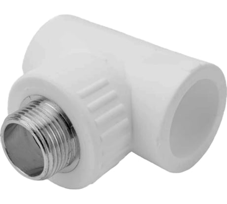 Комбинированный тройник РОСТерм ПП D20х1/2 х20 НР teecombPPR20-1/2out