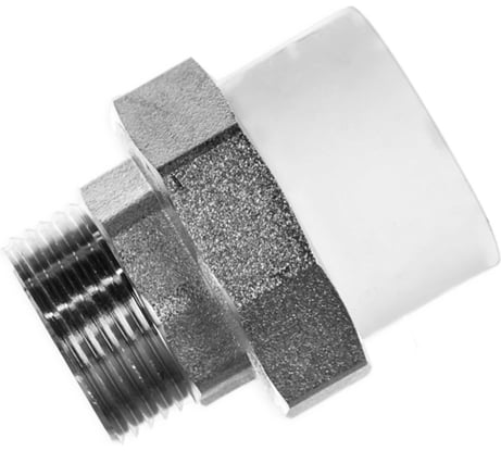 Комбинированная муфта РОСТерм РАЗ.РАСТР.ПП D32х1 НР coupcombsplrasPPR32-1/2out