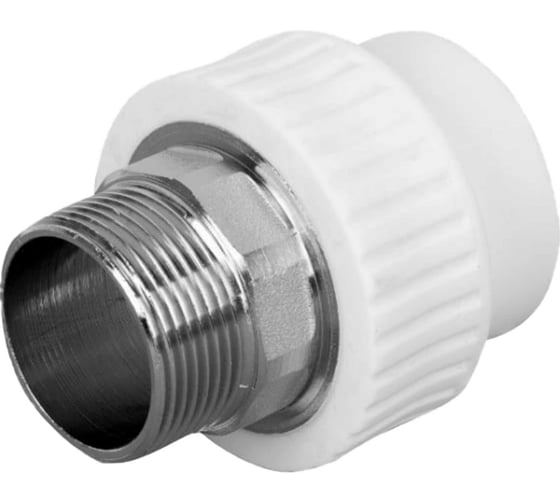 Комбинированная муфта РОСТерм ПП под ключ D40х1.1/4 НР coupcombkPPR40-1out