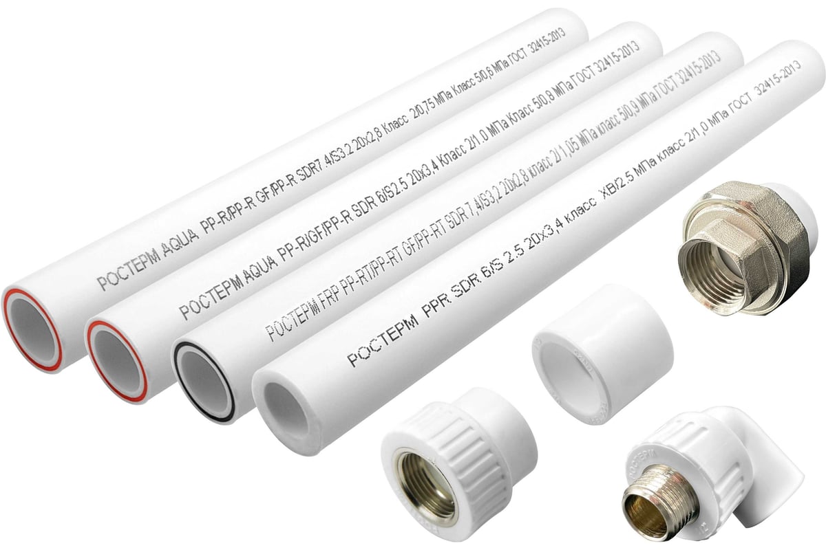 Комбинированная муфта РОСТерм ПП D20х1/2 ВР coupcombPPR20-1/2in ...