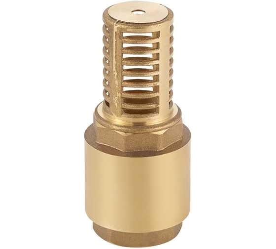 Обратный клапан UNIPUMP 1/2" с сеткой сетка-латунь, толкатель-латунь 11563