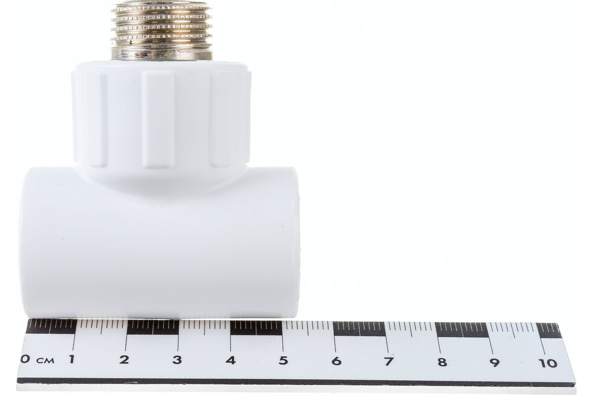 Тройник с наружной резьбой Политэк ПП 20x1/2 9510002012 - выгодная цена ...