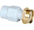 Муфта PIPELIFE INSTAPLAST пластиковый штуцер 20x3/4 ХВ с отверстием для пломбы 3295440915 1