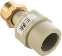 Муфта PIPELIFE INSTAPLAST пластиковый штуцер 20x1/2 ХВ серый 3295440905