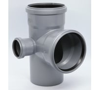 Крестовина для внутренней канализации Flextron 2-х плоскостная 110x110x50x87.5 (левая) 143620