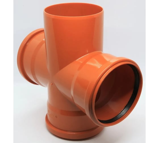 Крестовина для наружной канализации Flextron d 110x110x110 мм 87.5 градусов 143265