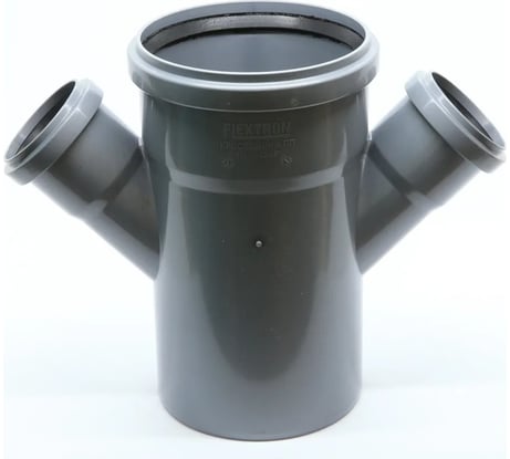 Крестовина для внутренней канализации Flextron d 110x50x50 мм, 45 градусов 148042