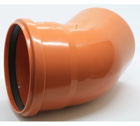 Отвод для наружной канализации Flextron d 160 мм, 45 градусов 142560