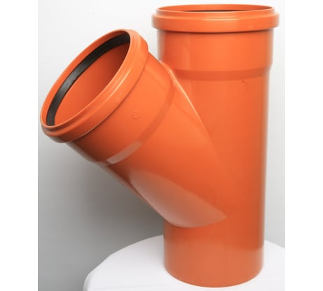 Тройник для наружной канализации Flextron d 110 мм, 45 градусов 139996