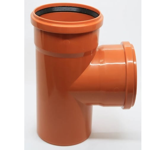 Тройник для наружной канализации Flextron d 110 мм, 87.5 градусов 139320 1