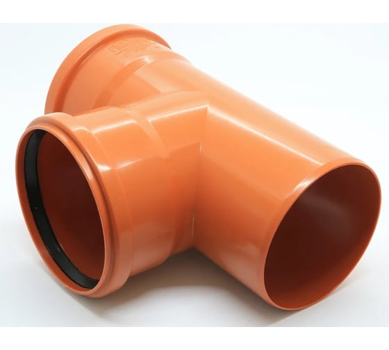 Тройник для наружной канализации Flextron d 110 мм, 87.5 градусов 139320