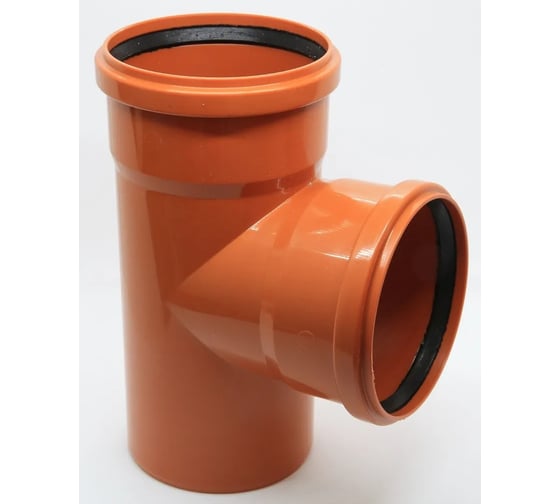 Тройник для наружной канализации Flextron d 110 мм, 87.5 градусов 139320